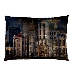 Architecture City Home Window Pillow Case (two Sides)