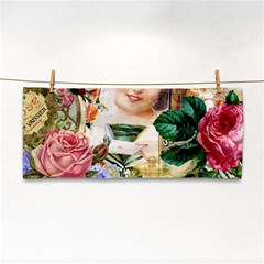 Little Girl Victorian Collage Hand Towel