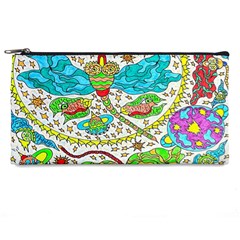 Cosmic Dragonflies Pencil Cases
