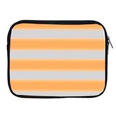 Bold Stripes Yellow Pattern Apple Ipad 2/3/4 Zipper Cases