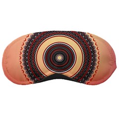 Ornamental Shape Concentric Round Sleeping Masks