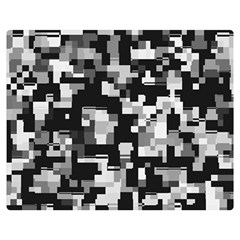 Noise Texture Graphics Generated Double Sided Flano Blanket (medium) 