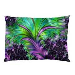 Fractal Art Artwork Feather Swirl Pillow Case (two Sides)