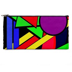 Background Color Art Pattern Form Pencil Cases