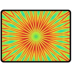 Kaleidoscope Background Mandala Red,green Sun Fleece Blanket (large) 