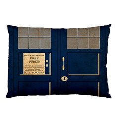 Tardis Poster Pillow Case (two Sides)