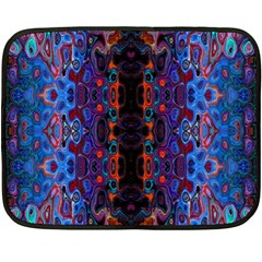 Kaleidoscope Art Pattern Ornament Fleece Blanket (mini)