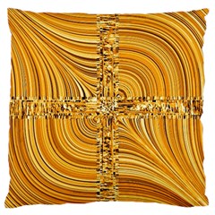 Electric Field Art Viii Large Cushion Case (two Sides)