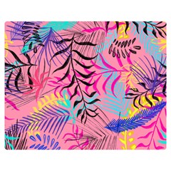Illustration Reason Leaves Double Sided Flano Blanket (medium) 