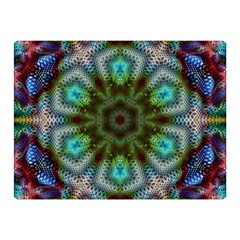 Abstract Art Background Flames Double Sided Flano Blanket (mini) 