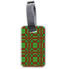 Lumberjack Plaid Buffalo Plaid Luggage Tag (two Sides)