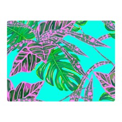 Painting Oil Leaves Reason Pattern Double Sided Flano Blanket (mini) 