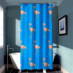 Flamenco Birds Exotic Nice Pink Shower Curtain 36  X 72  (stall) 