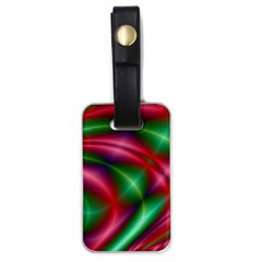 Background Fractal Shining Elegant Luggage Tag (one Side)