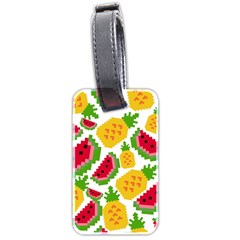 Watermelon Pattern Se Fruit Summer Luggage Tag (two Sides)