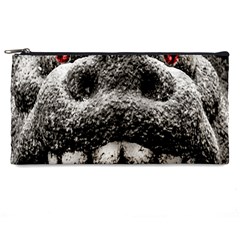 Monster Sculpture Extreme Close Up Illustration 2 Pencil Cases