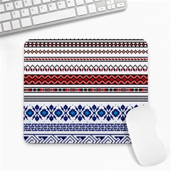 Illustration Ukrainian Folk Seamless Pattern Ornament Ethnic Ornament Border Element Large Mousepads