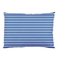 Classic Marine Stripes Pattern, Retro Stylised Striped Theme Pillow Case (two Sides)