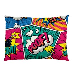 Comic Colorful Seamless Pattern Pillow Case (two Sides)