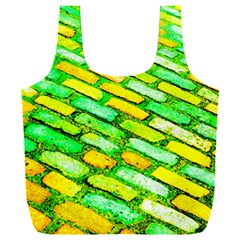 Diagonal Street Cobbles Full Print Recycle Bag (xxxl)