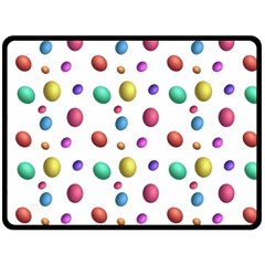 Egg Easter Texture Colorful Fleece Blanket (large) 
