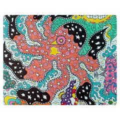 Supersonic Spaceopus Double Sided Flano Blanket (medium) 