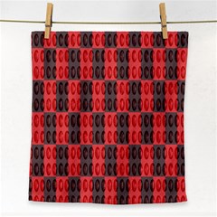 Rosegold Beads Chessboard1 Face Towel