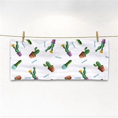 Cacti In Pots Hand Towel