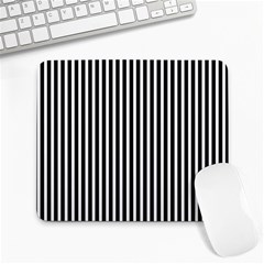 Bande Noir/blanc  Large Mousepads
