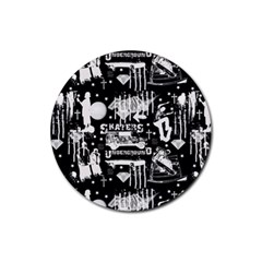 Skater-underground2 Rubber Coaster (round) 