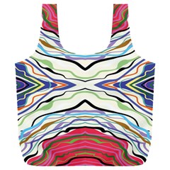 Bohemian Colorful Pattern B Full Print Recycle Bag (xxxl)