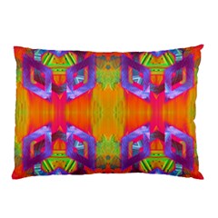 Glitch Futuristic Punk  Pillow Case (two Sides)