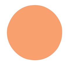 Cantaloupe Orange Mini Round Pill Box