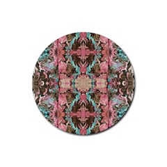 Velvet Arabesque Rubber Coaster (round) 