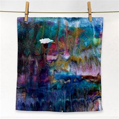 Abstract Turquoise Face Towel