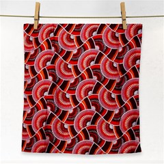 Digital Waves Face Towel