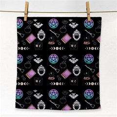 Pastel Goth Witch Face Towel