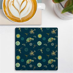 Plankton Pattern- Uv Print Square Tile Coaster 
