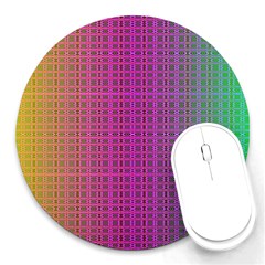 Bismuth Flow Round Mousepads