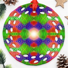 Helix Heaven Round Filigree Ornament (two Sides)