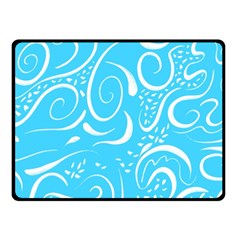 Illustration Scribble Reason Design Pattern Fleece Blanket (small)