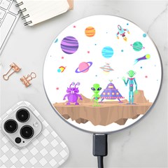 Alien Ufo Star Universe Star Vector Image Wireless Charger