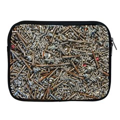 Screws Scrap Metal Rusted Screw Art Apple Ipad 2/3/4 Zipper Cases