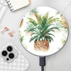 Pineapple Pattern Background Seamless Vintage Wireless Charger