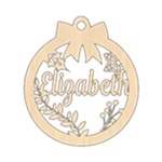 Wood Ornament 004 Wood Ornament Front