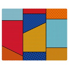 Dotted Colors Background Pop Art Style Vector Double Sided Flano Blanket (medium)