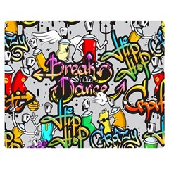 Hip Hop Background Double Sided Flano Blanket (medium)