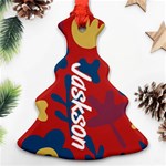 Xmas Tree Pattern Ornaments Christmas Tree Ornament (Two Sides) Front