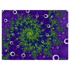 Fractal Spiral Abstract Background Double Sided Flano Blanket (extra Small)
