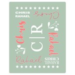 Personalized Name Wedding Family Love Two Sides Premium Plush Fleece Blanket (Teen Size) 60 x50  Blanket Front
